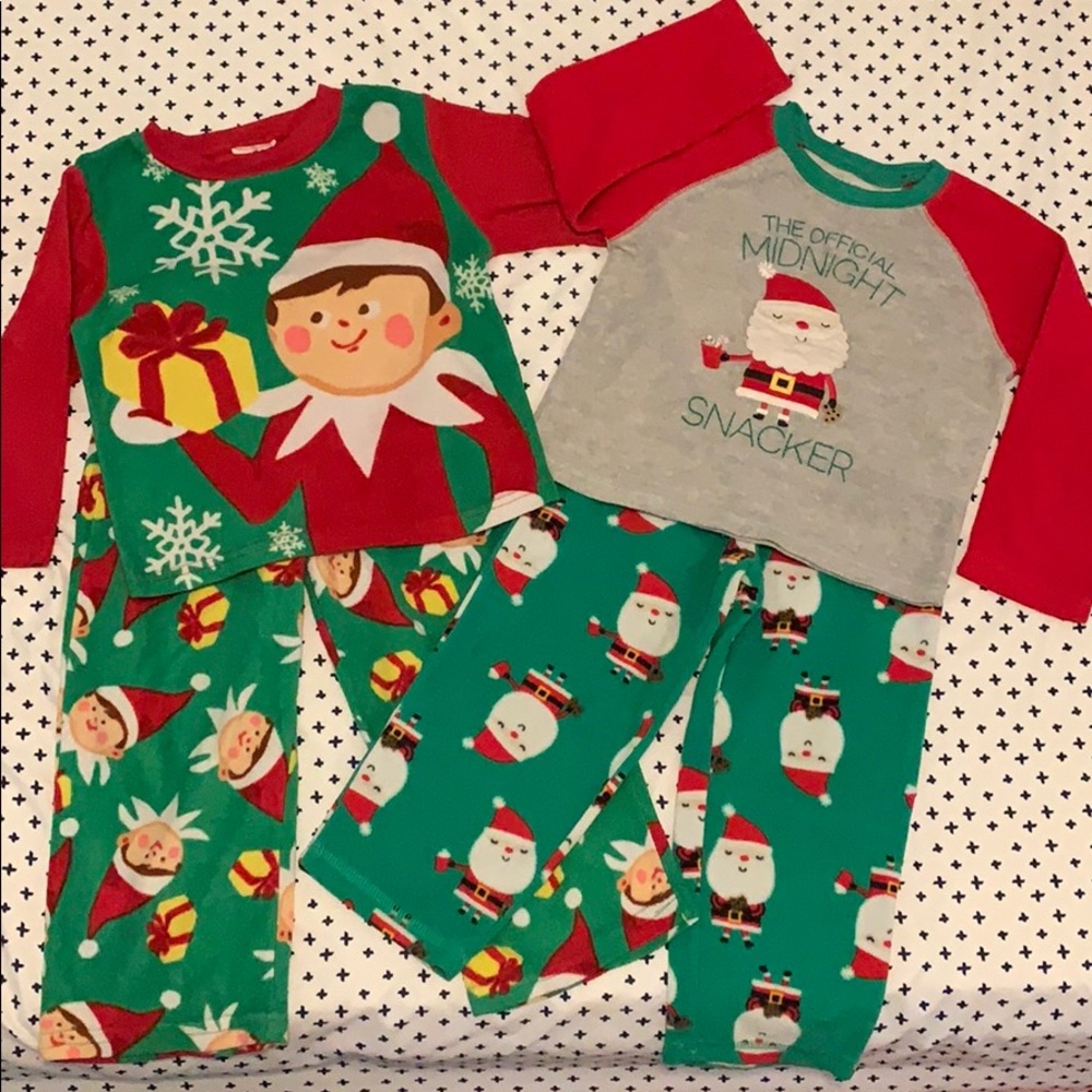 3/4T pj 2 sets Christmas pj 🎄🎅🏻